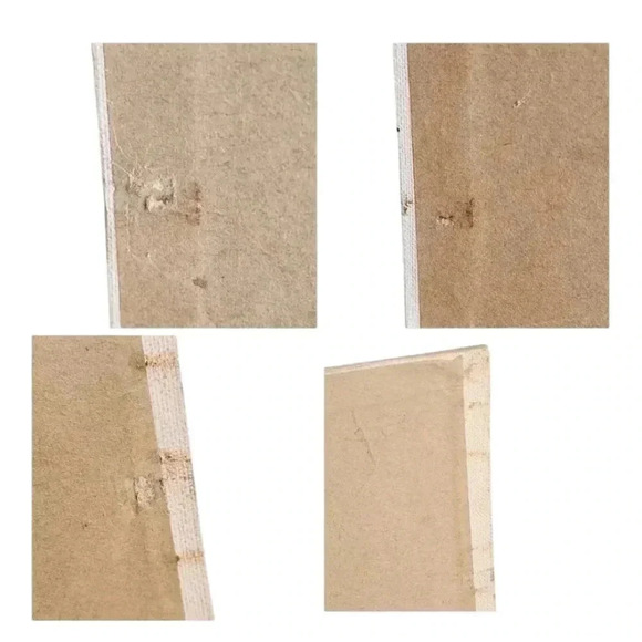 Vintage Mid-Century Painting Fall Autumn Landscape Barn Tree Signed 20x16 in - Picture 14 of 14